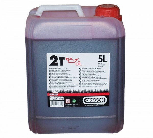 Oregon ulje za 2-taktne motore crveno 5L 010-6367 Oregon ulje za 2-taktne motore crveno 5L 010-6367