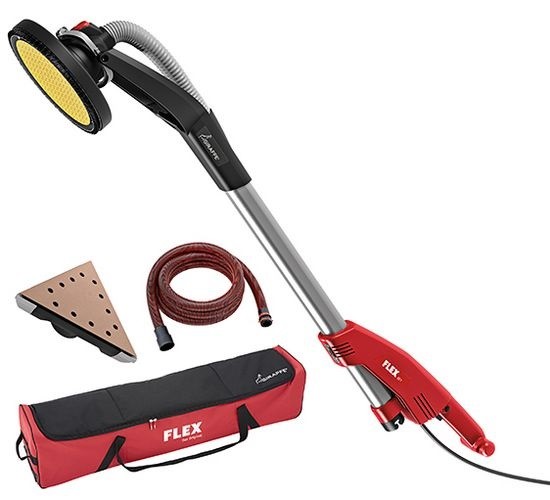 Flex brusilica okrugla + trokut glava za knauf + crijevo + torba GE 7 Flex brusilica okrugla + trokut glava za knauf + crijevo + torba GE 7