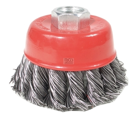 BGS četka žičana za brusilicu lončasta 65mm upletena žica pro+ 3980 BGS četka žičana za brusilicu lončasta 65mm upletena žica pro+ 3980