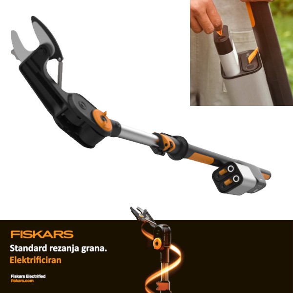 FISKARS aku škare za grane eLopper (2x12V, 1,3-1,7m, bez aku) 1082299 FAP26