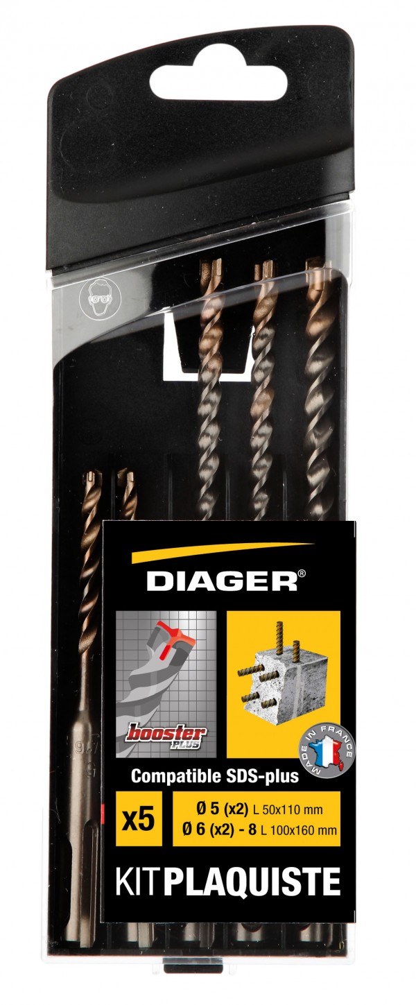 DIAGER set sds-plus svrdala Booster 6-12mm 5/1  115C  JP26