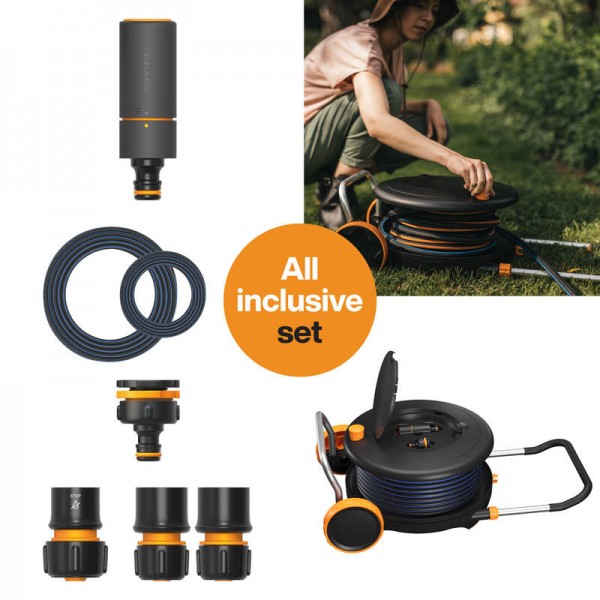 FISKARS Crijevo u kolutu s kotačima L 1/2''(13mm) 30m 1071670 VLJ