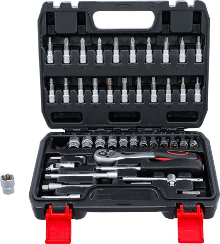 BGS set utičnih ključeva pogon 6,3 mm (1/4'') 46-dijelni 2142