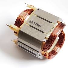 Pièces Rechange Outils Kit Balais Charbon + Rotor + Stator - Pour Outils HR4001C, HR4010C, HR4011C - Rechange Complet Balais Charbon CB350