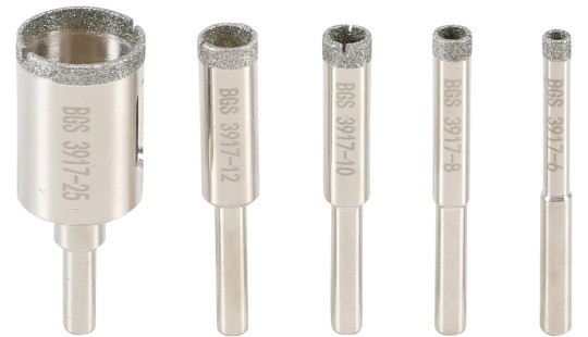 BGS Set dijamantnih bušaćih kruna 6-25mm 5-dijelni 3917