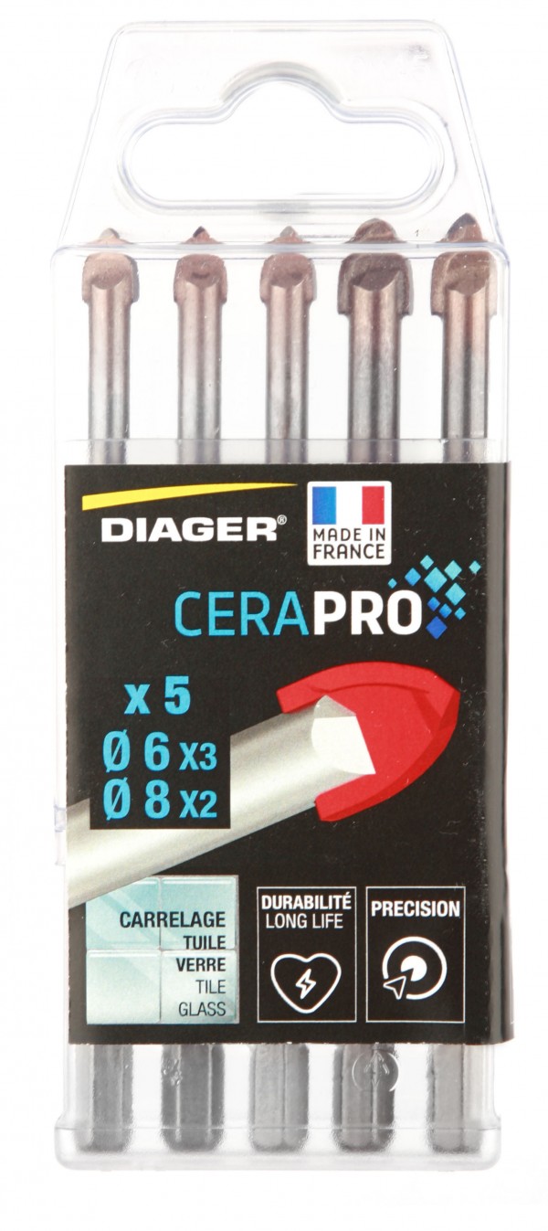 DIAGER set CERAPRO svrdala(6x3kom,8x2kom)   4130A  JP26