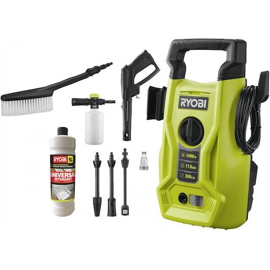 RYOBI visokotlačni perač RY110PWA (1400W, 110b, 390l/h, 5,6kg)  5133005365 PP26