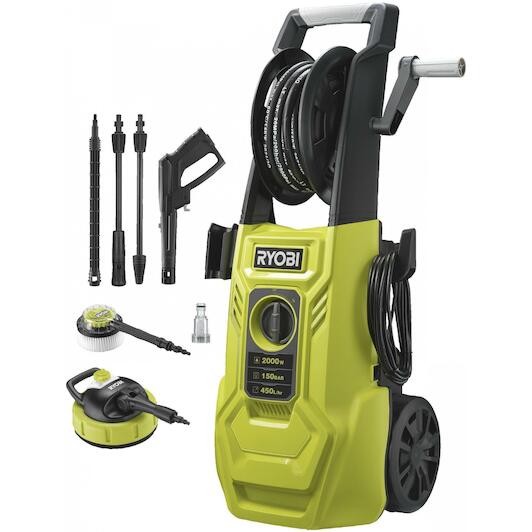 RYOBI visokotlačni perač RY150PWA (2000W, 150b, 450l/h, 11,2kg) 5133005371 PP26