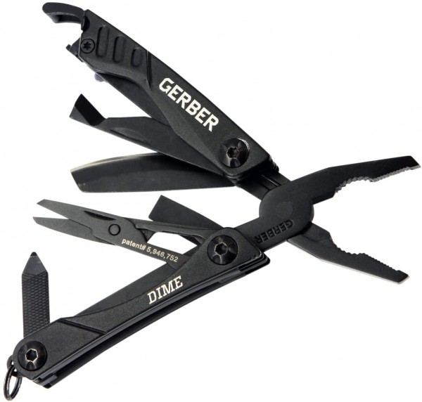 GERBER multialat mini sa 12 funkcija DIME crni  1027819 FLJ