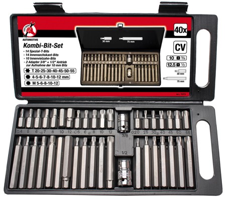 BGS set bitova raznih 40-dijelni kraftmann 7073 bp25