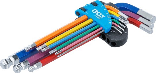 BGS Set imbus ključeva 1,5-10 mm 9dij. u boji  74452