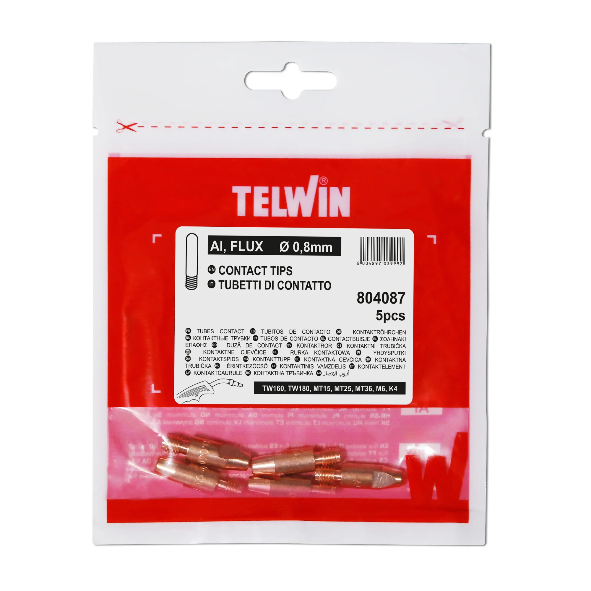 TELWIN kontaktna provodnica 5/1 0.8mm Al/Flux 804087 ta25