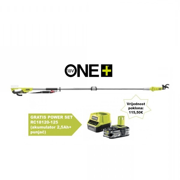 RYOBI akumulatorske teleskopske škare za grane RY18PLA-0  5133004575 PP26+