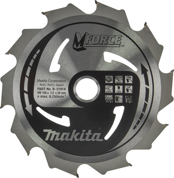MAKITA kružni list 165x20x10Z B-31918 MPP