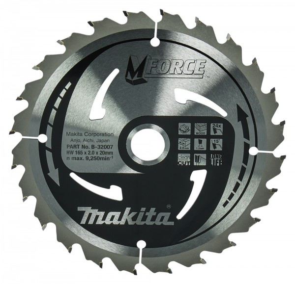 MAKITA kružni list 165x20x24Z MF B-32007 MPP