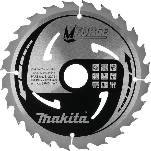 MAKITA Kružni list 190x2x30/20/16 x24Z B-32041 MPP