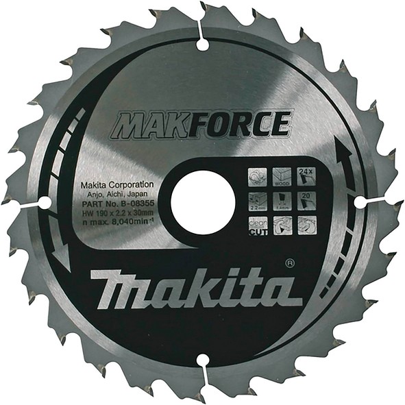 MAKITA kružni list 190x2,2x30/20/16x24Z  B-32247 MPP