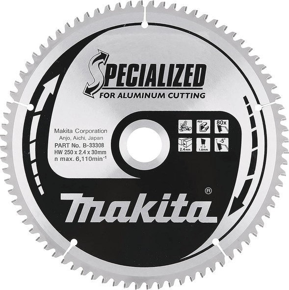MAKITA kružni list 250x2.4x30 Z80 ALU B-33308 MPP