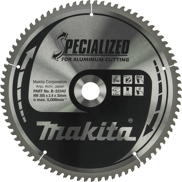 MAKITA kruž. list 305x2.4/1.8x30x80Z AL  B-33342 MPP