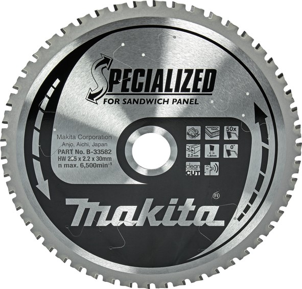 MAKITA  kružni list 235x30 Z50 (panel B-33582 MPP
