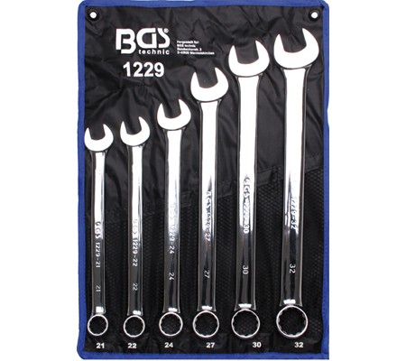 BGS set viljuškasto-okastih ključeva 21-32mm extra dugi pro+ 1229
