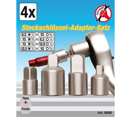 BGS Set adaptera 4dj. Kraftmann  8808 