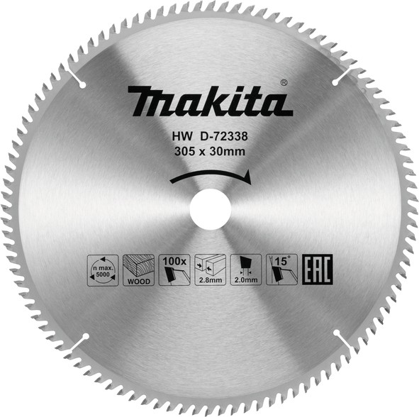 MAKITA kružni list 305x30 Z100 D-72338  KP25