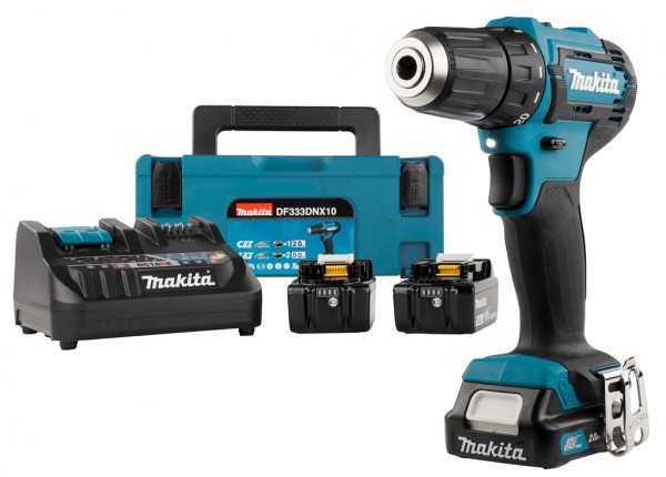 MAKITA akumulatorska bušilica 12V DF333DNX10 