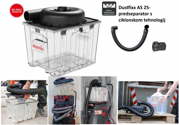 STARMIX Dustfixx AS 25-predseparator s ciklonskom tehnologij 130217