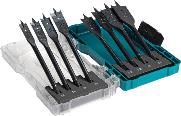 MAKITA set plosnatih svrdala 12-32mm 8/1 E-08698