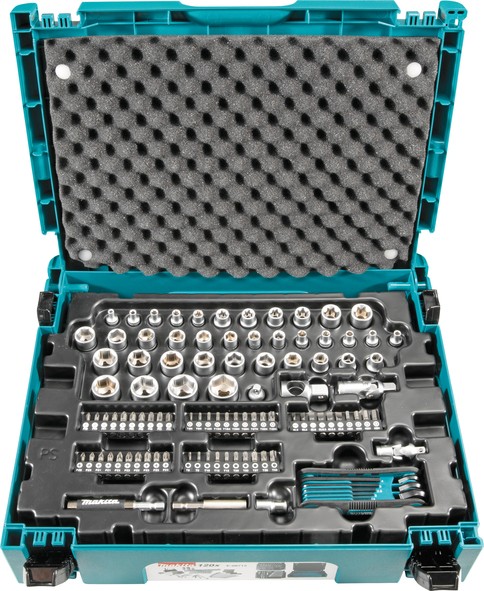 MAKITA 120 dijelni komplet ručnog alata u MAKPAC koferu E-08713  