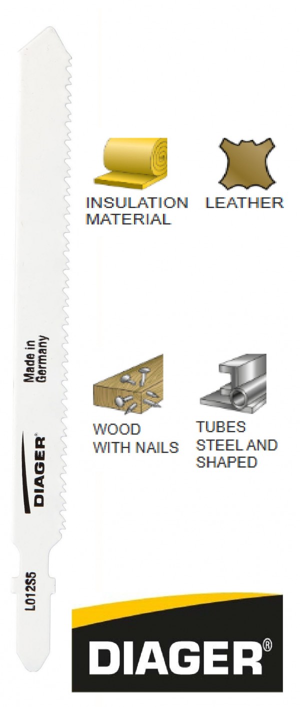 DIAGER list za ubodnu pilu - palete  1,3-2x116mm 5/1  L012S5