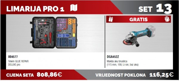 TELWIN Telwin GLUE REPAIR DELUXE pro 804577 + DGA452Z Limarija pro JP26