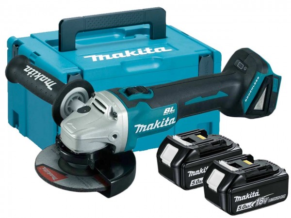 MAKITA akumulatorska kutna brusilica DGA506RTJ 