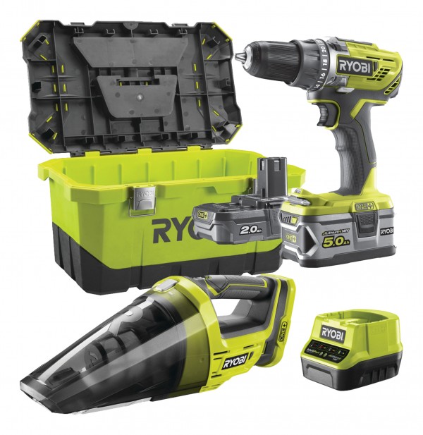 RYOBI set aku alata R18DD3-252VT 5133004292  PP25