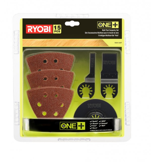 RYOBI  RAK15MT 15-djelni stolarski set pribora za multimaster 5132002809