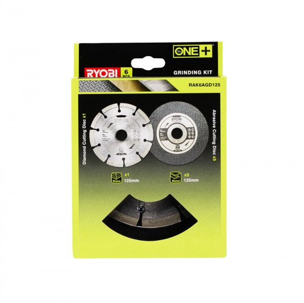 RYOBI set reznih ploča RAK6AGD125 5132003149 promo
