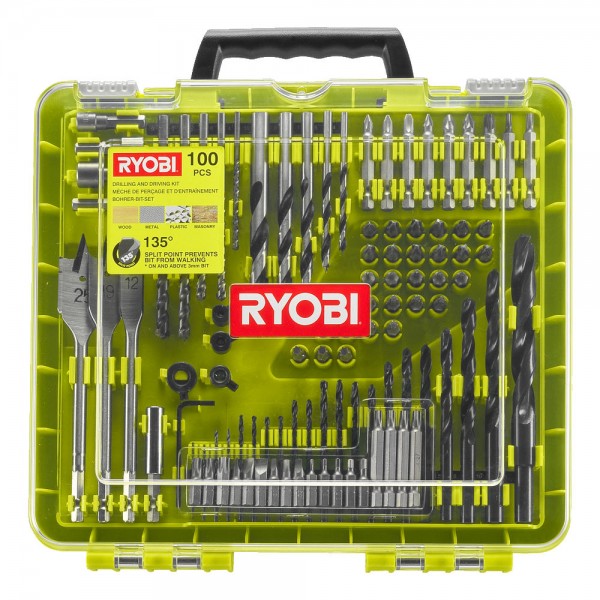 RYOBI  set bitova i svrdla 100kom RAKDD100  5132004666 promo