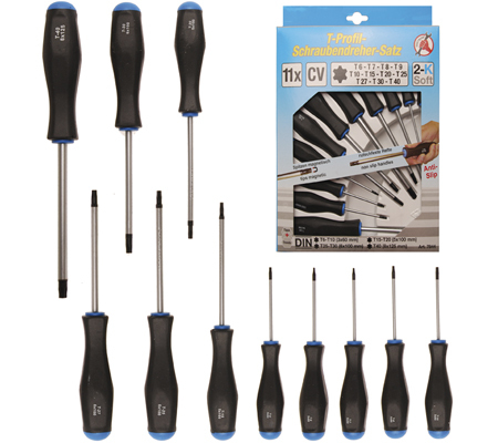 BGS set odvijača Torx T6-T40, 11-dijelni  7844