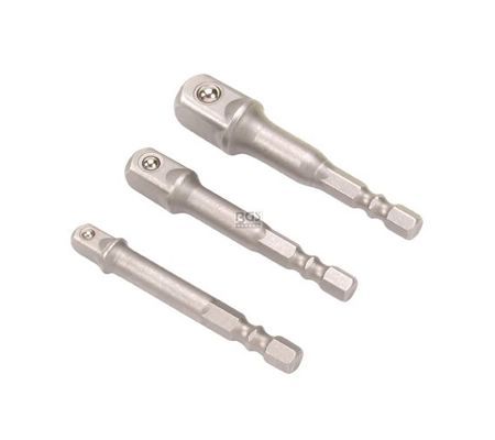 BGS set adaptera 1/4'' 6-kutni > 1/4'', 3/8'',1/2'' 3-dijelni  8204 bp25