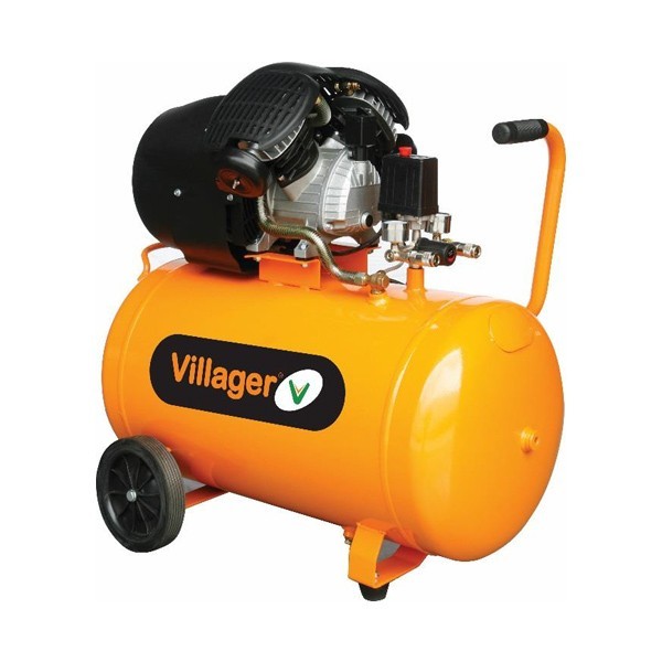 VILLAGER kompresor VAT VE100D (100l,8bar,316l/m,2,2kW) 054057